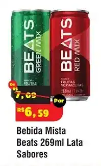 Royal Supermercados Bebida mista beats s sabores oferta