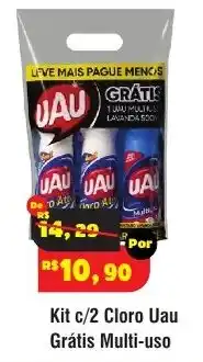 Royal Supermercados Kit c/2 Cloro Uau oferta