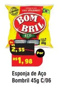 Royal Supermercados Esponja de Aço Bombril 45g C/06 oferta