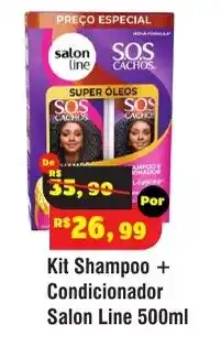 Royal Supermercados Kit Shampoo + Condicionador Salon Line oferta