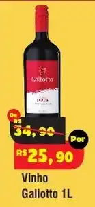 Royal Supermercados Vinho Galiotto oferta