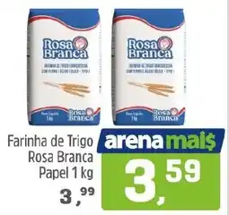 Arena Atacado Farinha de Trigo Rosa Branca Papel oferta