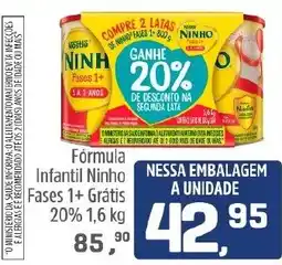 Arena Atacado Fórmula Infantil Ninho Fases 1+ Grátis oferta