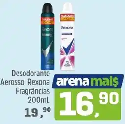 Arena Atacado Desodorante Aerossol Rexona Fragrâncias oferta