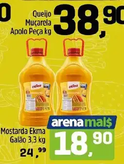 Arena Atacado Queijo Muçarela Apolo Peça kg oferta