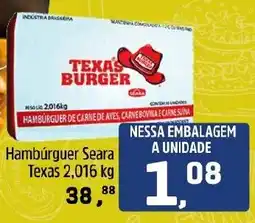 Arena Atacado Hambúrguer seara texas oferta