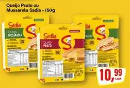 Rede Supermarket Queijo Prato ou Mussarela Sadia oferta