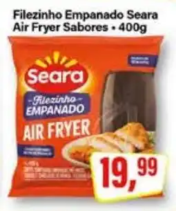 Rede Supermarket Filezinho empanado seara air fryer sabores oferta