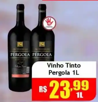 Supermercado Kibe Vinho Tinto Pergola oferta