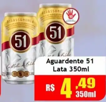 Supermercado Kibe Aguardente 51 oferta