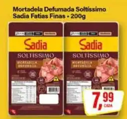 Rede Supermarket Mortadela Defumada Soltissimo oferta