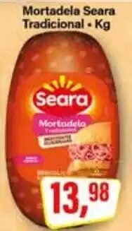 Rede Supermarket Mortadela Seara Tradicional oferta