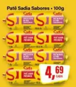 Rede Supermarket Patê Sadia Sabores oferta