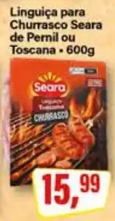 Rede Supermarket Linguiça para Churrasco Seara de Pernil ou Toscana oferta