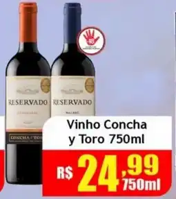Supermercado Kibe Vinho Concha y Toro oferta