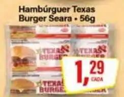 Rede Supermarket Hambúrguer texas burger seara oferta