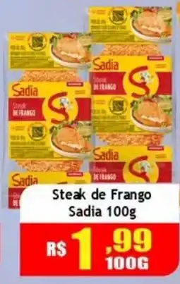 Supermercado Kibe Steak de frango oferta