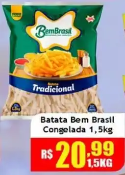 Supermercado Kibe Batata bem brasil congelada oferta