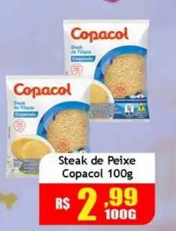 Supermercado Kibe Steak de Peixe Copacol oferta