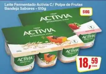 Leite Fermentado Activia C/ Polpa de Frutas