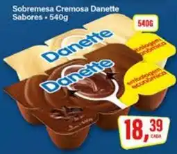 Rede Supermarket Sobremesa cremosa danette sabores oferta