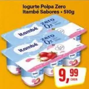 Logurte polpa zero itambé sabores
