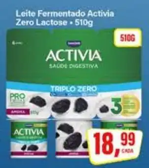 Rede Supermarket Leite fermentado activia zero lactose oferta