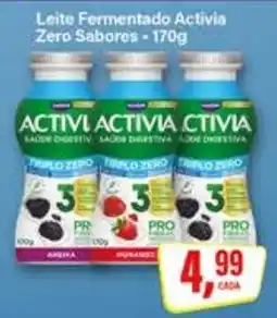 Rede Supermarket Leite fermentado activia zero sabores oferta