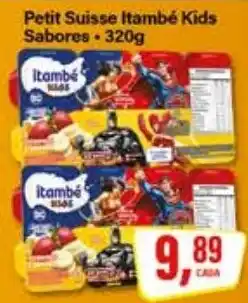 Rede Supermarket Petit Suisse Itambé Kids Sabores oferta