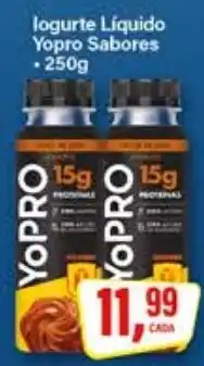 Rede Supermarket Iogurte Líquido Yopro Sabores oferta