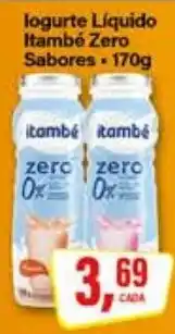 Rede Supermarket Iogurte Líquido Itambé Zero Sabores oferta
