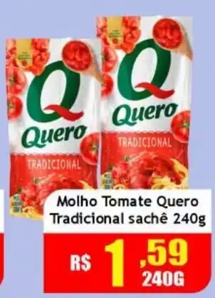 Supermercado Kibe molho tomate quero tradicional sachê oferta