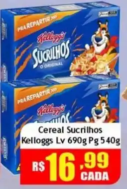 Supermercado Kibe Cereal Sucrilhos Kelloggs Lv oferta