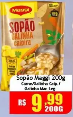 Supermercado Kibe Sopão Maggi oferta