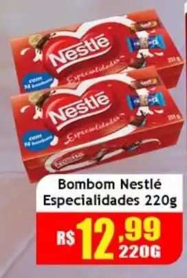 Supermercado Kibe Bombom nestlé especialidades oferta