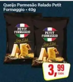 Rede Supermarket Queijo Parmesão Ralado Petit Formaggio oferta