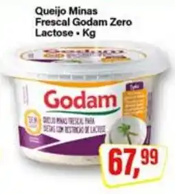 Rede Supermarket Queijo Minas Frescal Godam Zero Lactose oferta