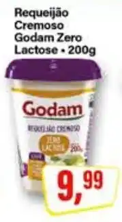 Rede Supermarket Requeijão cremoso godam zero lactose oferta