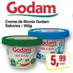 Rede Supermarket Creme de Ricota Godam Sabores oferta