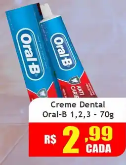 Supermercado Kibe Creme Dental Oral-B 1,2,3 oferta