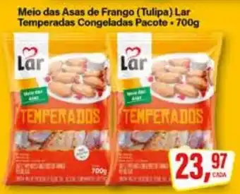 Rede Supermarket Meio das Asas de Frango (Tulipa) Lar oferta