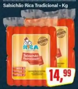 Rede Supermarket Salsichão Rica Tradicional oferta