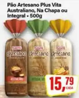 Rede Supermarket Pão Artesano Plus Vita Australiano oferta