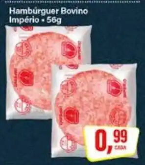 Rede Supermarket Hambúrguer Bovino Império oferta