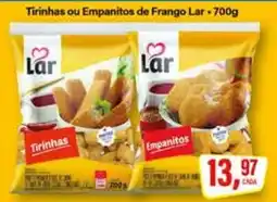 Rede Supermarket Tirinhas ou Empanitos de Frango Lar oferta