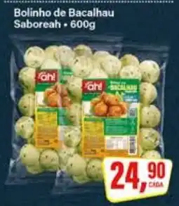Rede Supermarket Bolinho de Bacalhau Saboreah oferta