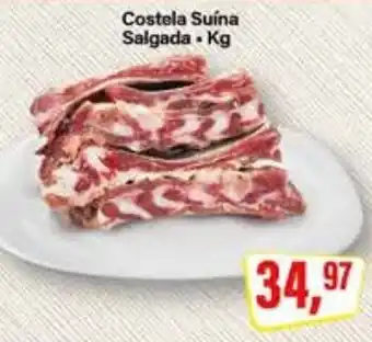 Rede Supermarket Costela Suína Salgada oferta