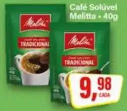Rede Supermarket Café Solúvel Melitta oferta
