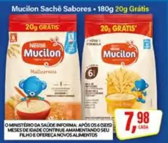 Rede Supermarket Mucilon Sachê Sabores oferta
