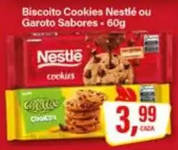 Rede Supermarket Biscoito Cookies Nestlé ou Garoto Sabores oferta